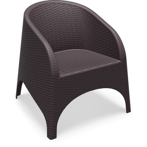 Montego Arm Chair Chocolate
