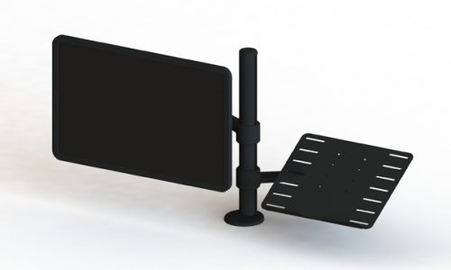 C ME Monitor arm and laptop tray
