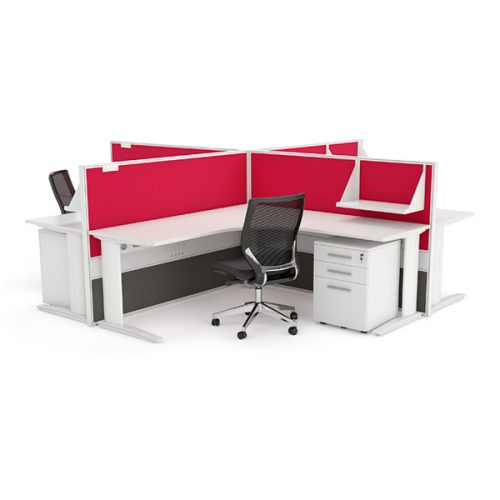Aero Workstations 4Plus Cluster with Studio screens opt