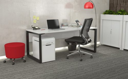 Anvil Black Desk Render