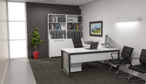 Anvil Black Executive Office Setting