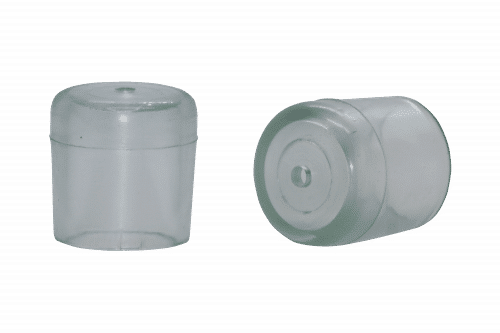 Round clear silicone chair tips